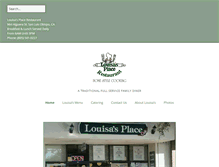 Tablet Screenshot of louisasplace.com